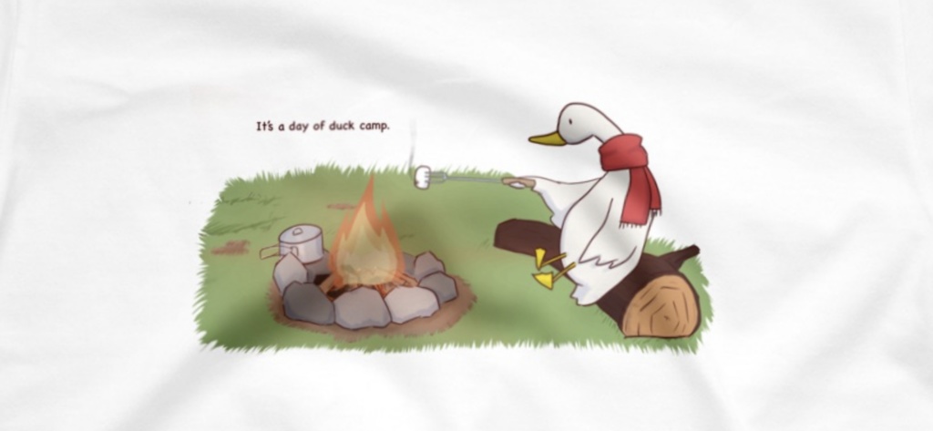 アヒルのキャンプ - Tシャツ