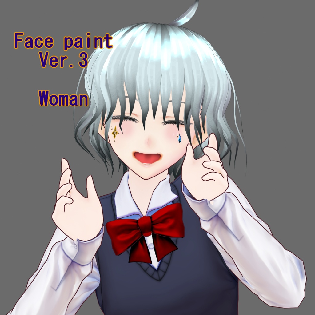 【VRoid】Happy Halloween☆Cute dress with lace fabric