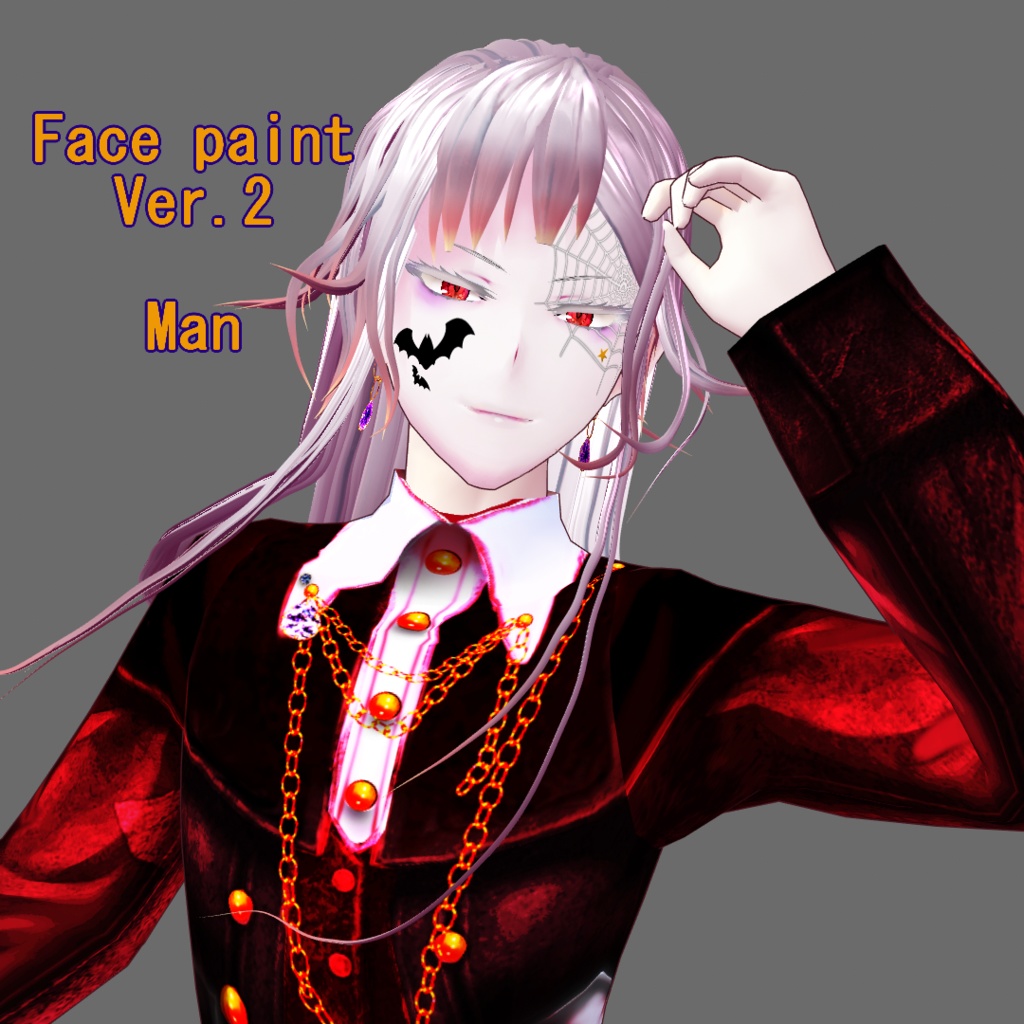 【VRoid】Happy Halloween☆Cute dress with lace fabric