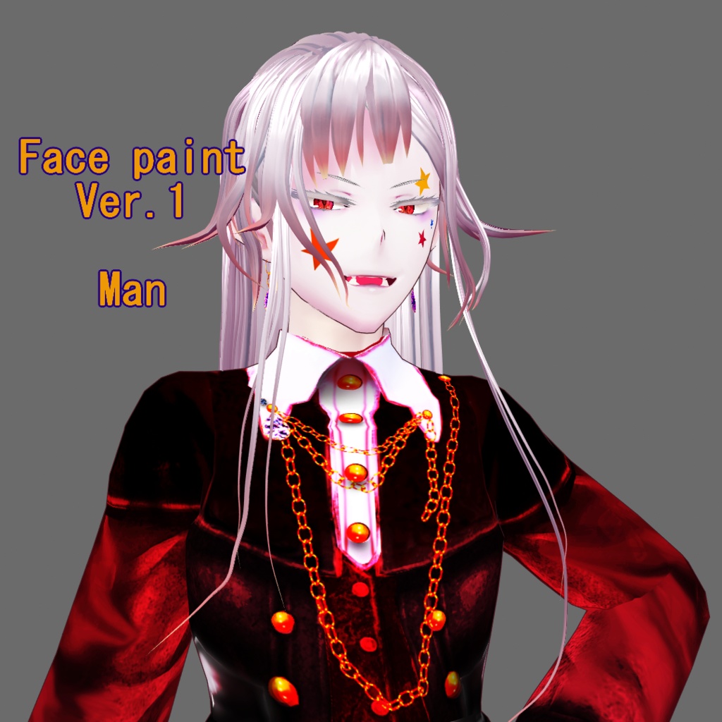 【VRoid】Happy Halloween☆Cute dress with lace fabric