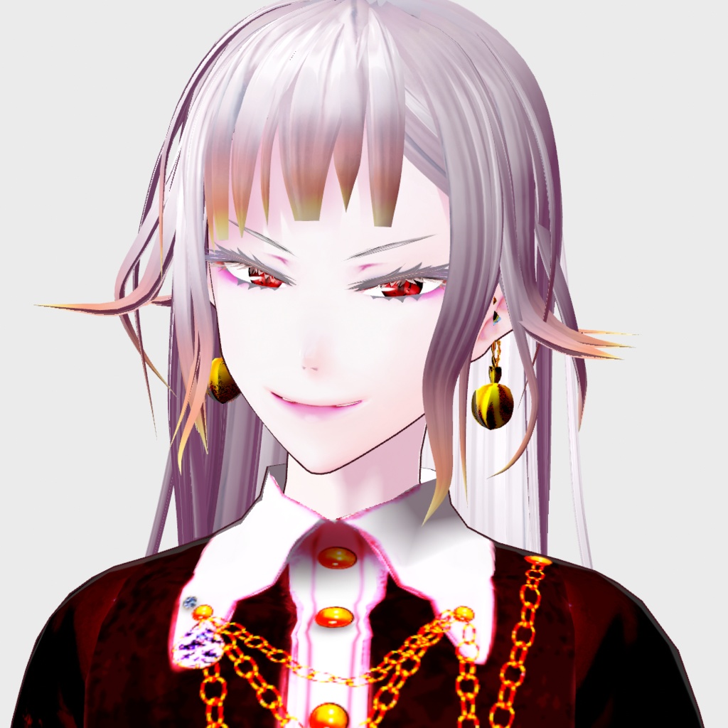 【VRoid】オーナメント風ピアス(Winter ornament)