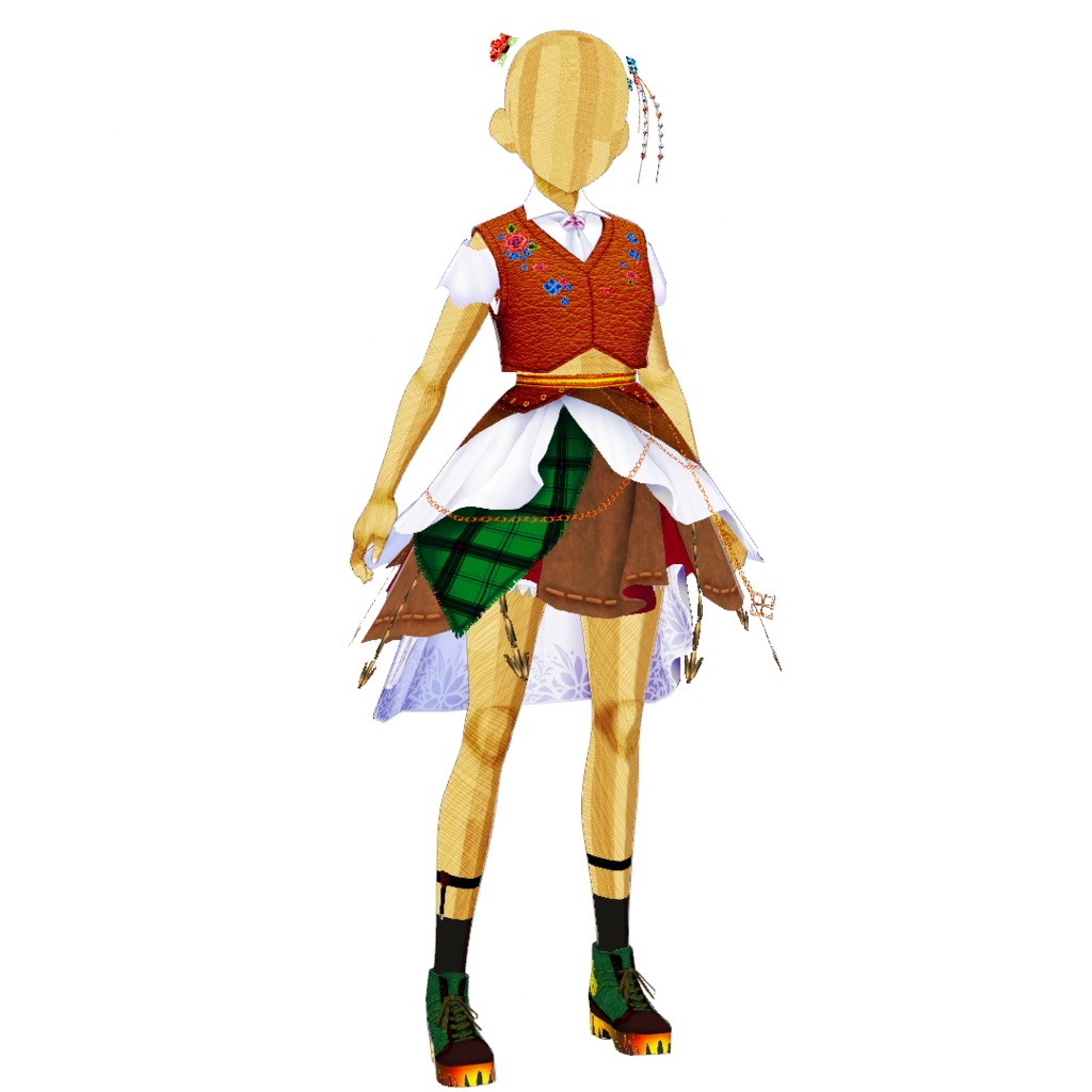 【VRoid】カスタムコスチュームFiore