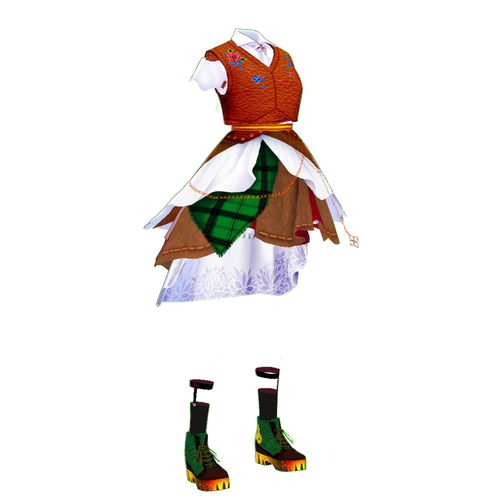 【VRoid】カスタムコスチュームFiore