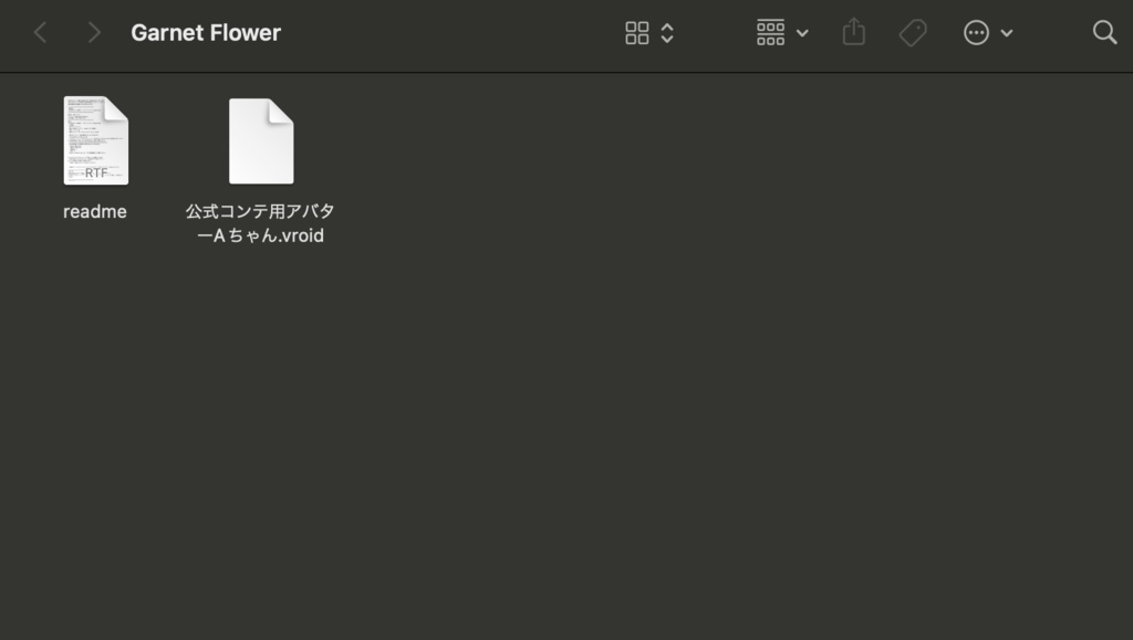 【無料あり/VRoid】トータルコーディネートGarnet Flower【一周年記念】