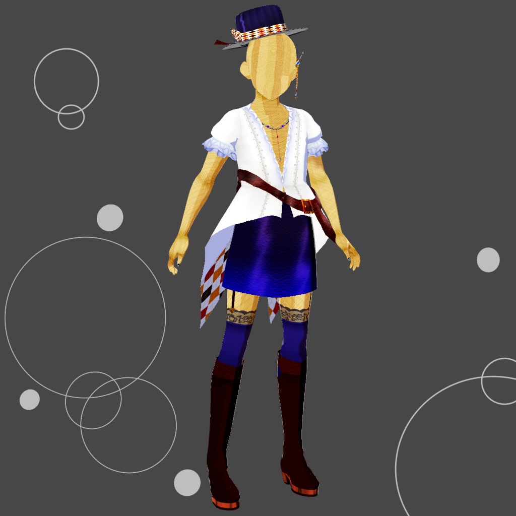 【無料あり/VRoid】トータルコーディネートDecor