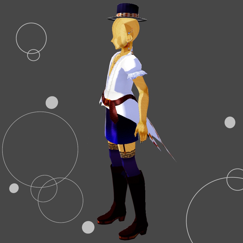 【無料あり/VRoid】トータルコーディネートDecor