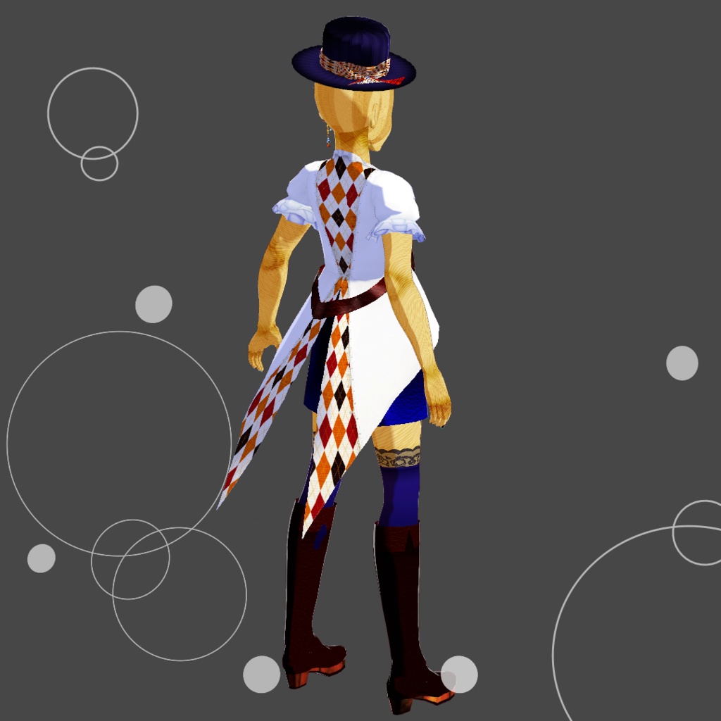 【無料あり/VRoid】トータルコーディネートDecor