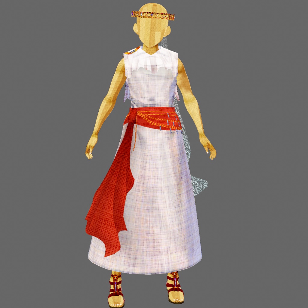 【無料あり】なんちゃって民族衣装風・地中海気候セット【VRoid】