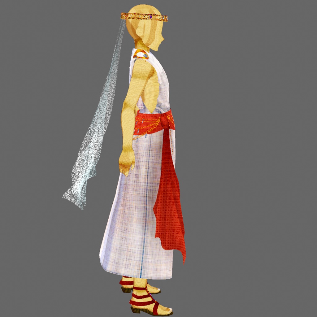 【無料あり】なんちゃって民族衣装風・地中海気候セット【VRoid】