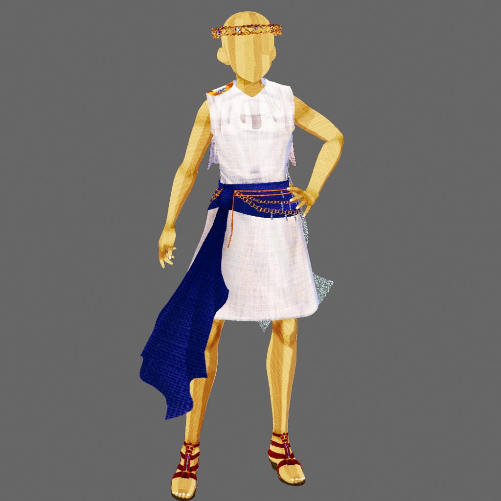 【無料あり】なんちゃって民族衣装風・地中海気候セット【VRoid】