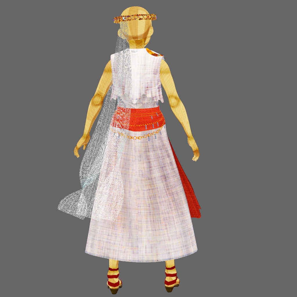 【無料あり】なんちゃって民族衣装風・地中海気候セット【VRoid】