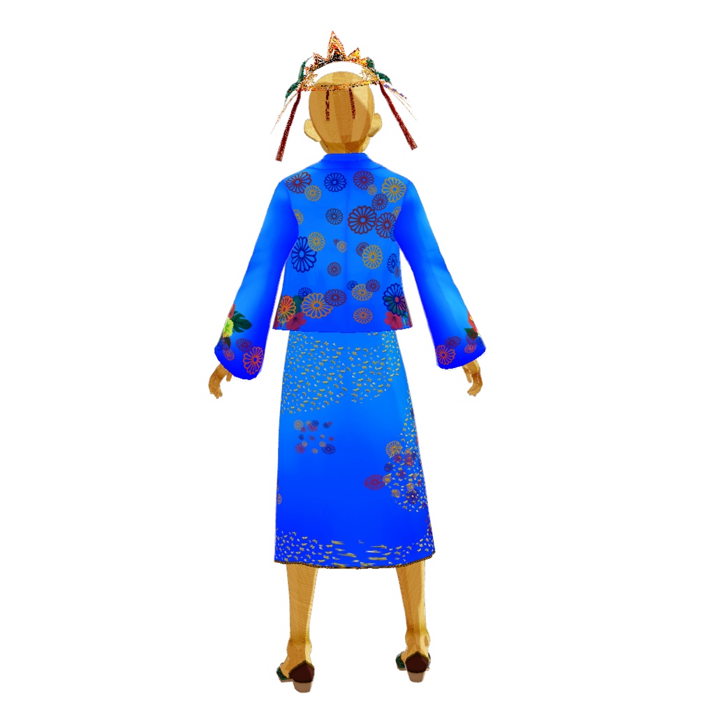 【無料あり】なんちゃって民族衣装風・熱帯気候セット【VRoid】