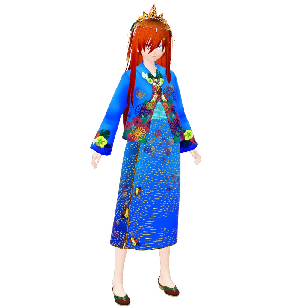 【無料あり】なんちゃって民族衣装風・熱帯気候セット【VRoid】