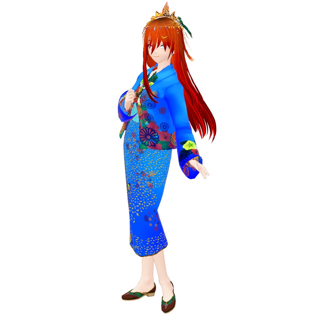 【無料あり】なんちゃって民族衣装風・熱帯気候セット【VRoid】