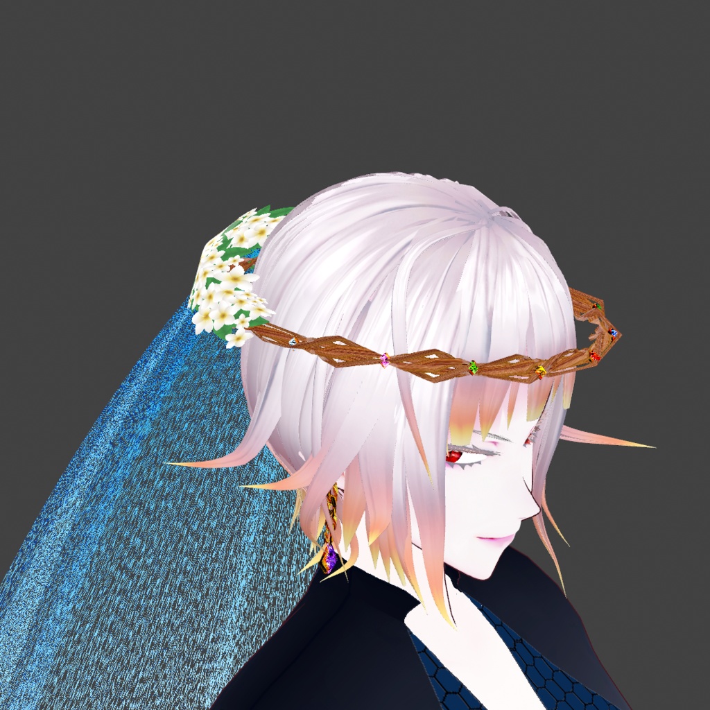 【VRoid/無料あり】ズボンウエディングnouveau【男女兼用】