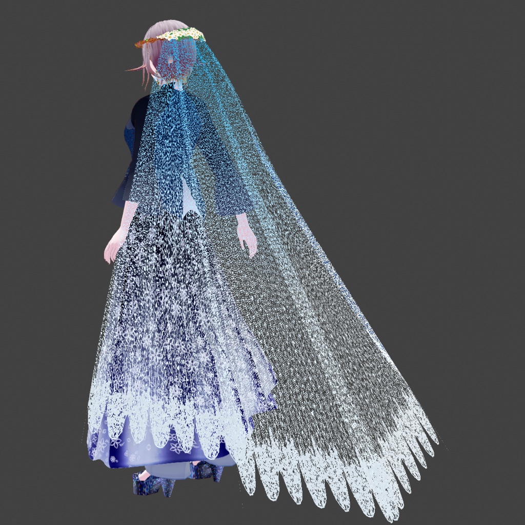 【VRoid/無料あり】ズボンウエディングnouveau【男女兼用】