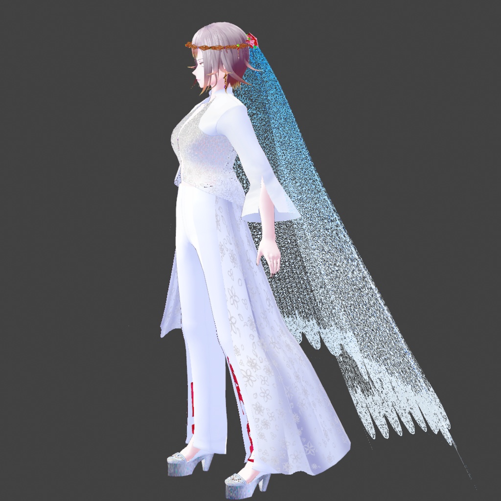 【VRoid/無料あり】ズボンウエディングnouveau【男女兼用】