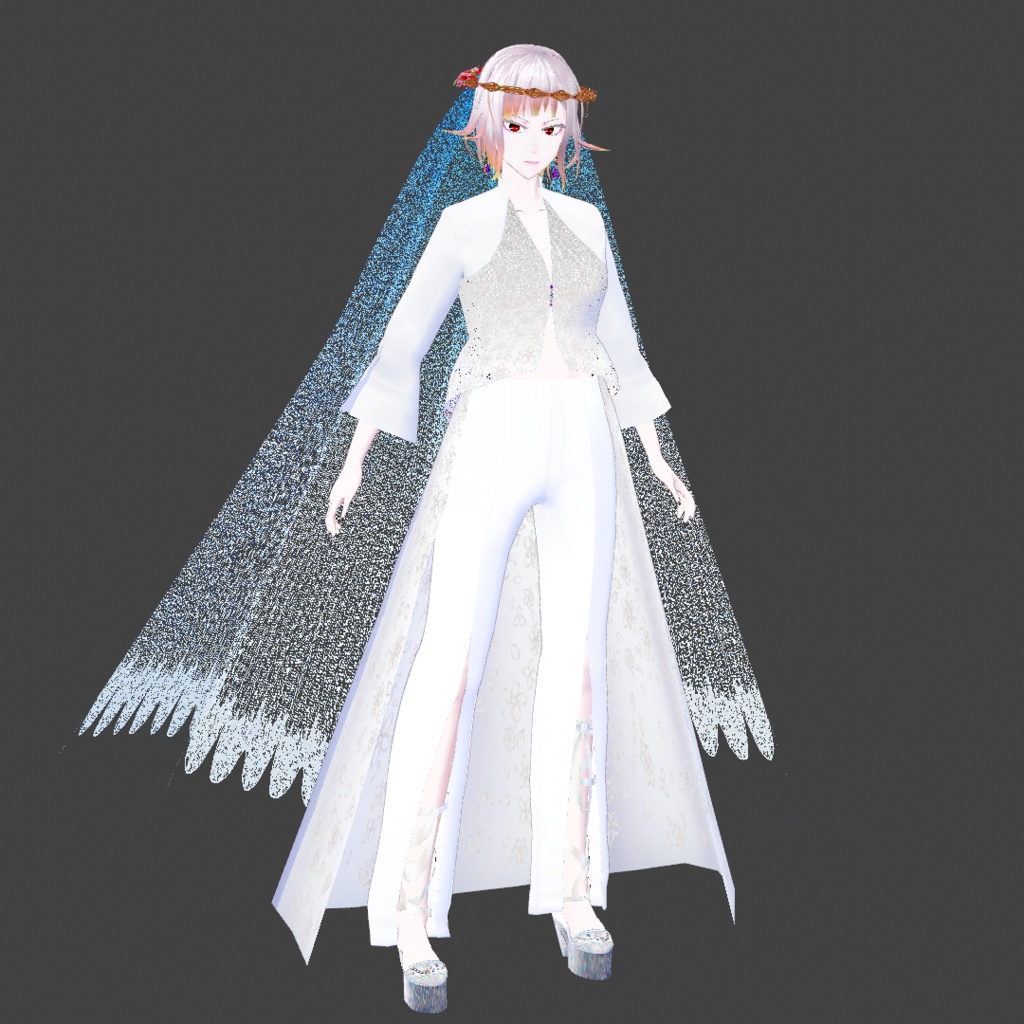 【VRoid/無料あり】ズボンウエディングnouveau【男女兼用】