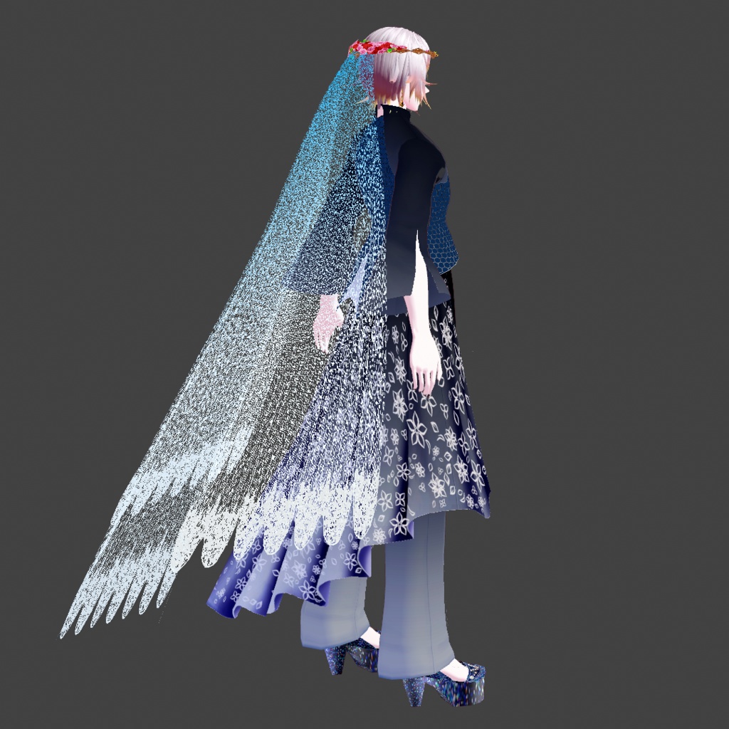 【VRoid/無料あり】ズボンウエディングnouveau【男女兼用】