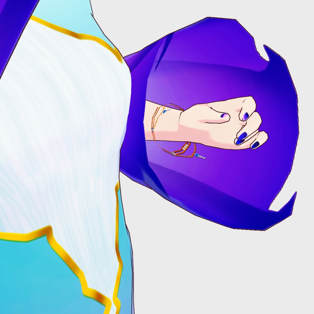 【正式版対応】VRoidヘアアクセサリー&VRoid衣装 淡夢(Fleeting dream)