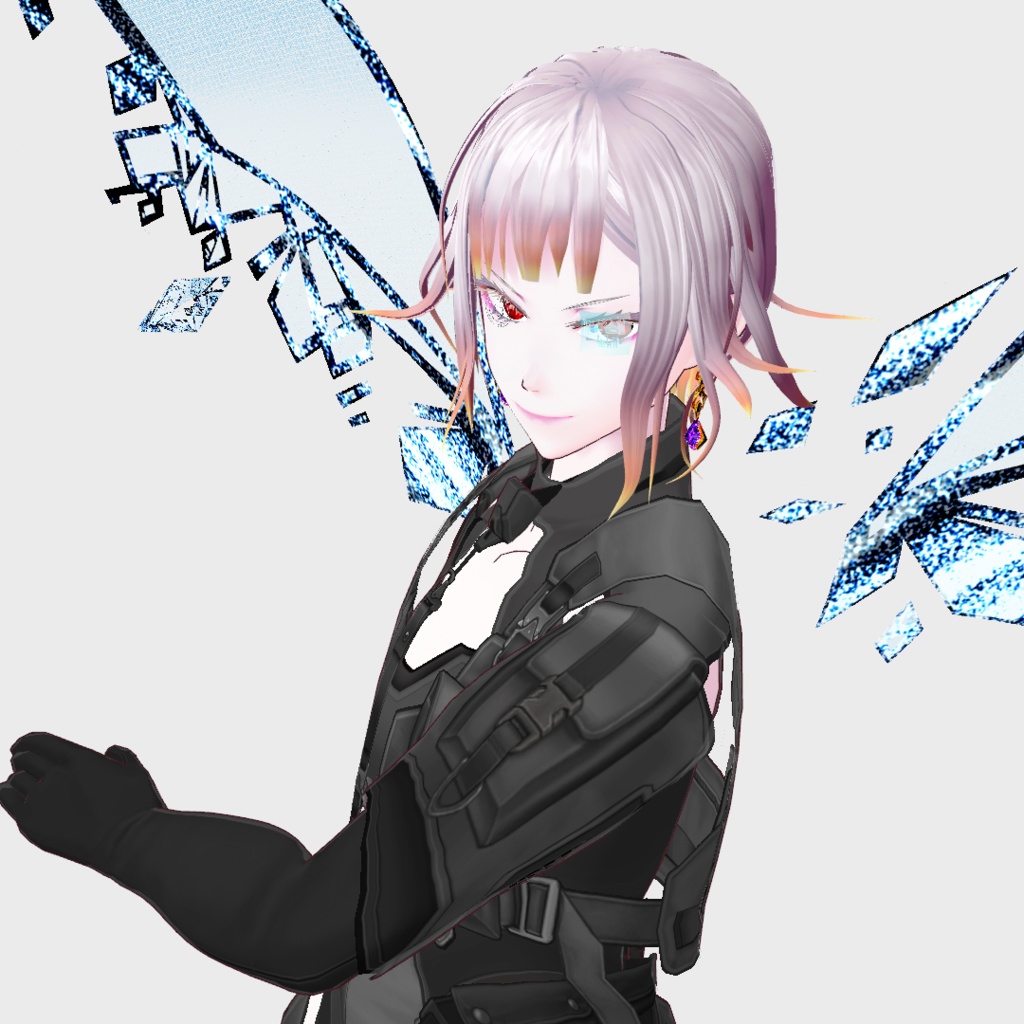 【無料】サイバーセット・お手軽人外っぽいパーツvol.1【VRoid正式版】