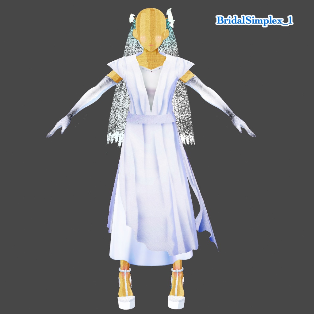 【無料】ブライダルセットSimplex【VRoid正式版】