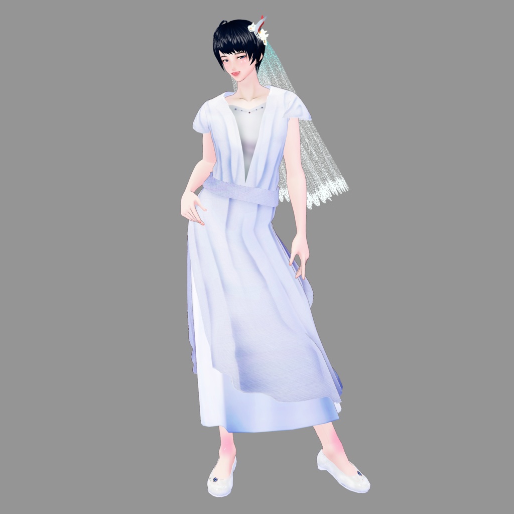 【無料】ブライダルセットSimplex【VRoid正式版】