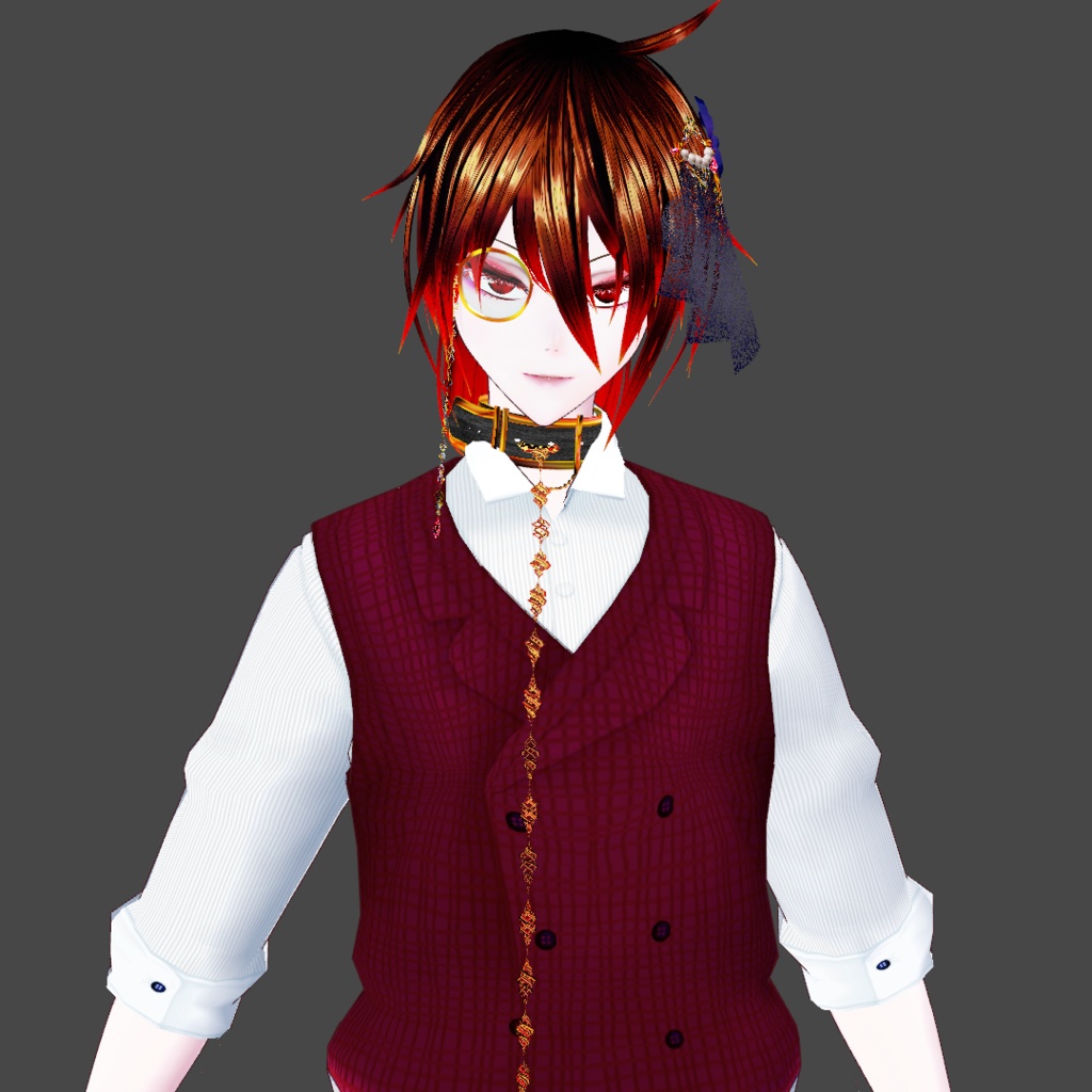 【無料/VRoid正式版】拘束_Shackle