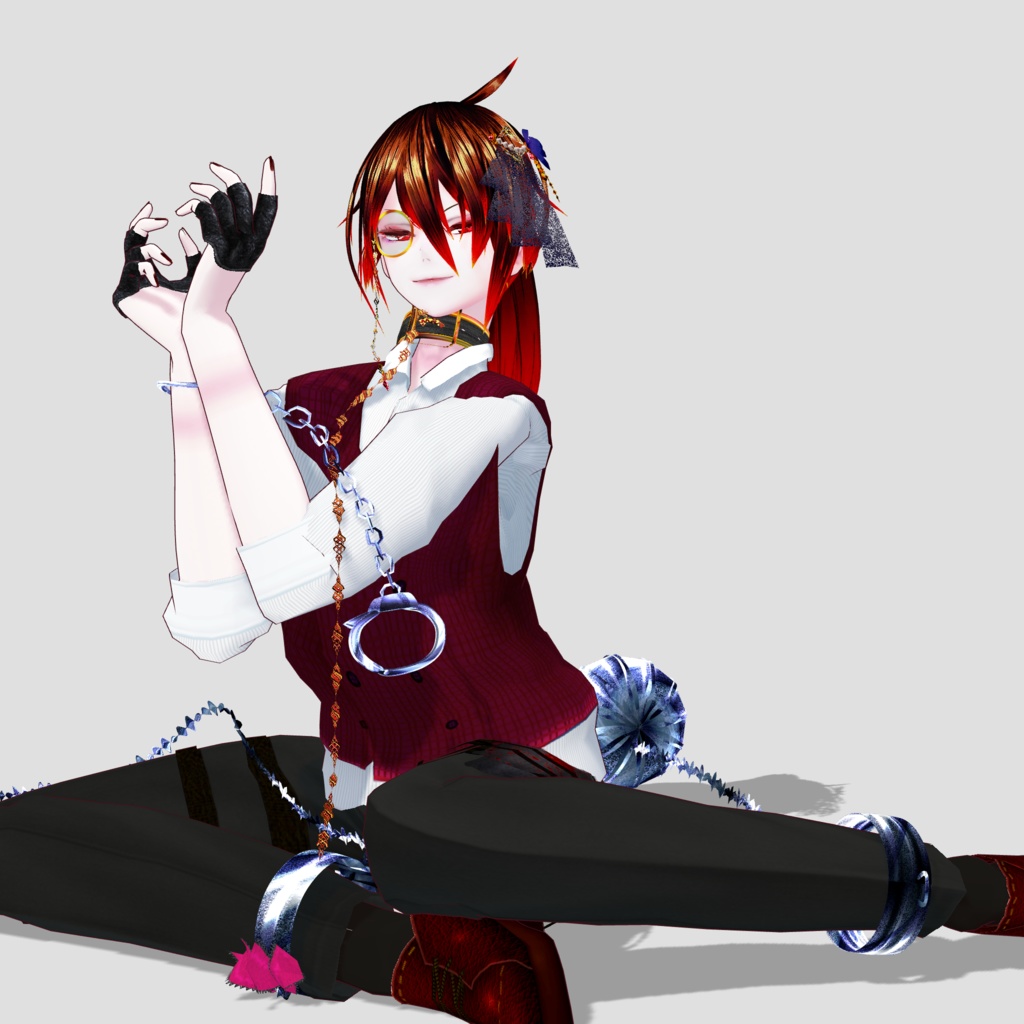 【無料/VRoid正式版】拘束_Shackle
