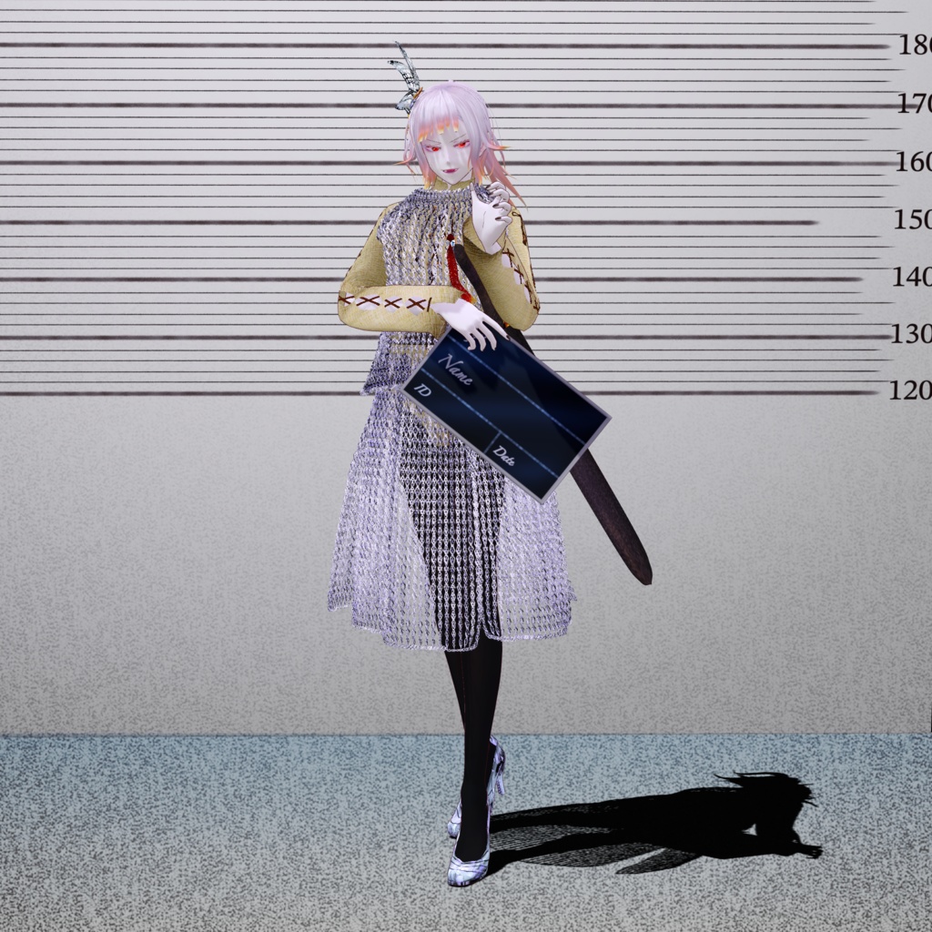 【VRMモデル向け】マグショットセット