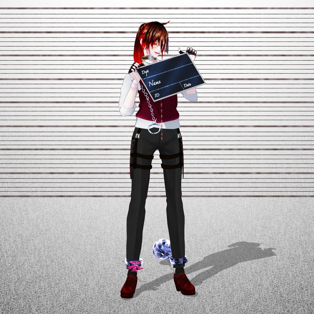 【VRMモデル向け】マグショットセット