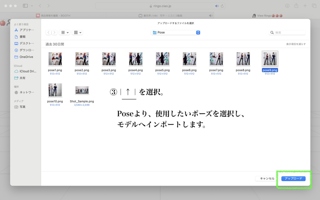 【VRMモデル向け】マグショットセット