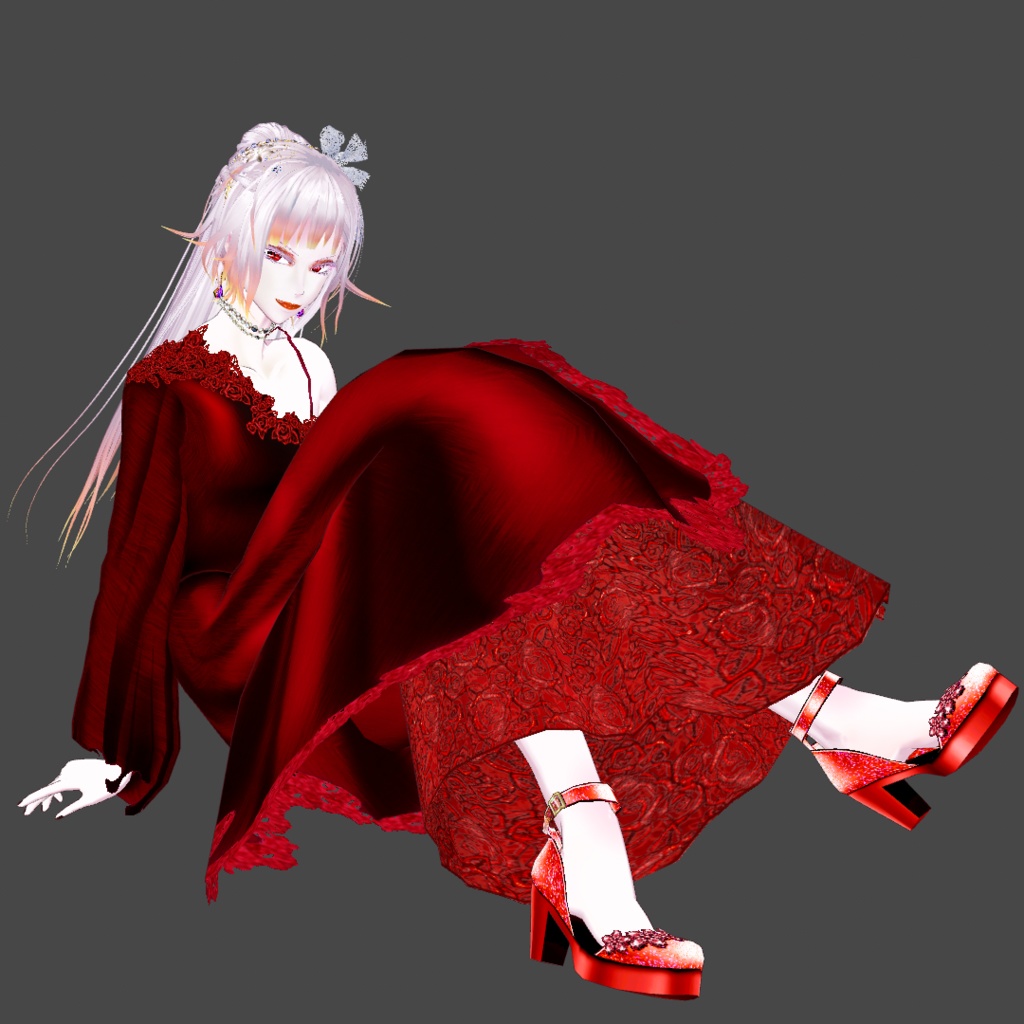 【無料】ブライダルセットRosette【VRoid正式版】