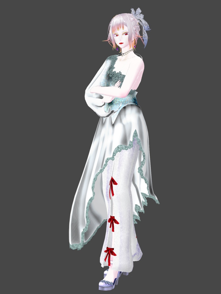 【無料】ブライダルセットRosette【VRoid正式版】