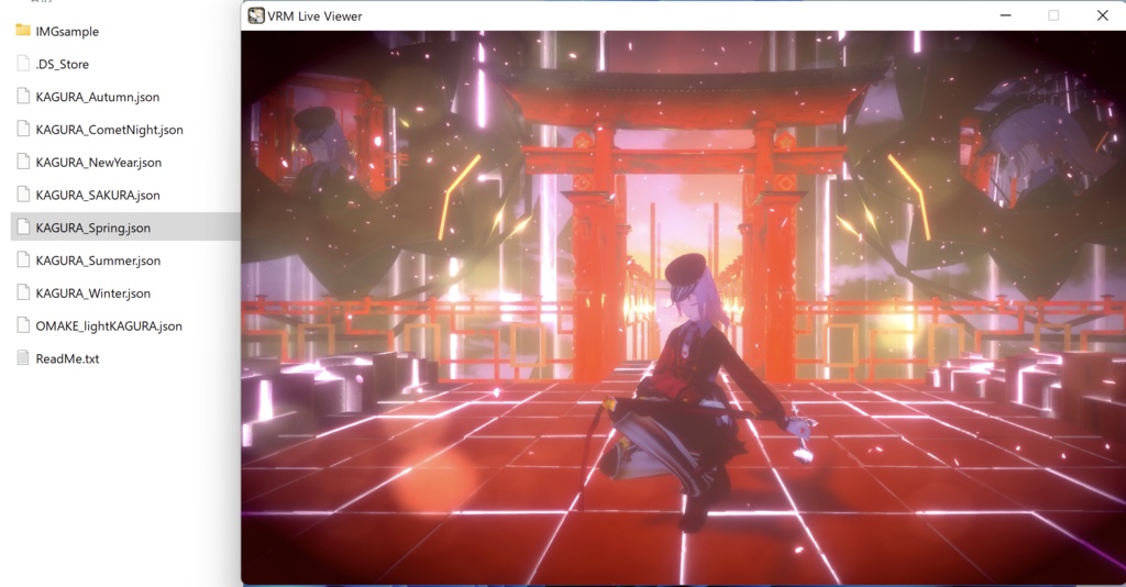 【VRM Live Viewer用】プリセットステージ向け環境設定集+α