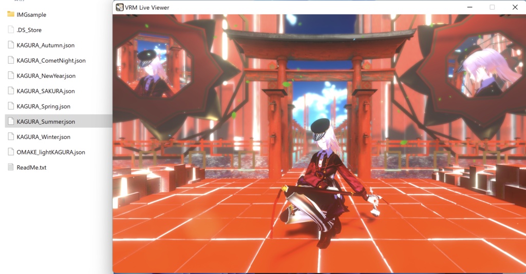 【VRM Live Viewer用】プリセットステージ向け環境設定集+α