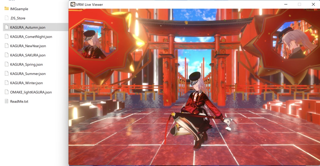 【VRM Live Viewer用】プリセットステージ向け環境設定集+α