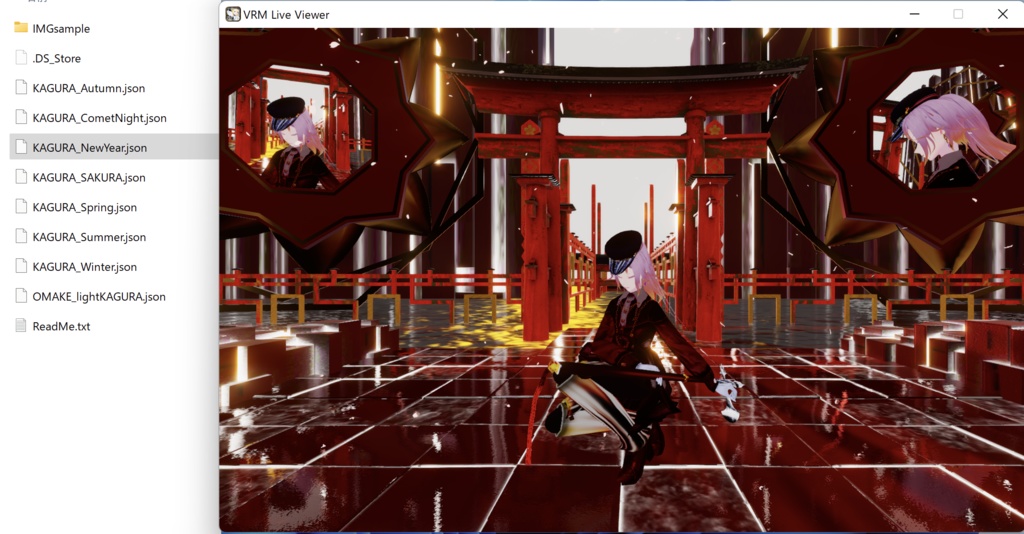 【VRM Live Viewer用】プリセットステージ向け環境設定集+α