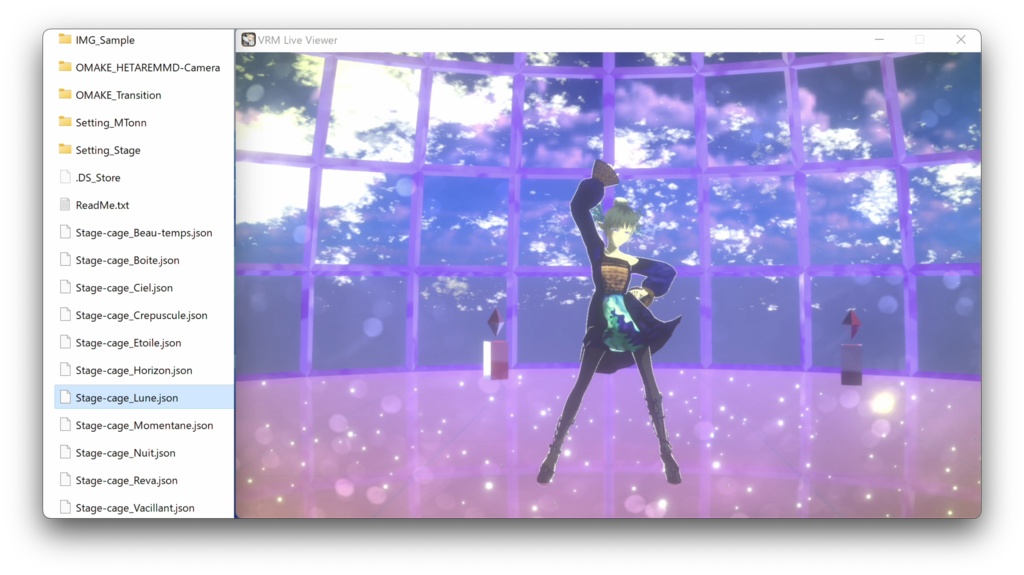 【VRM Live Viewer用】ビビデバで使った環境設定+α