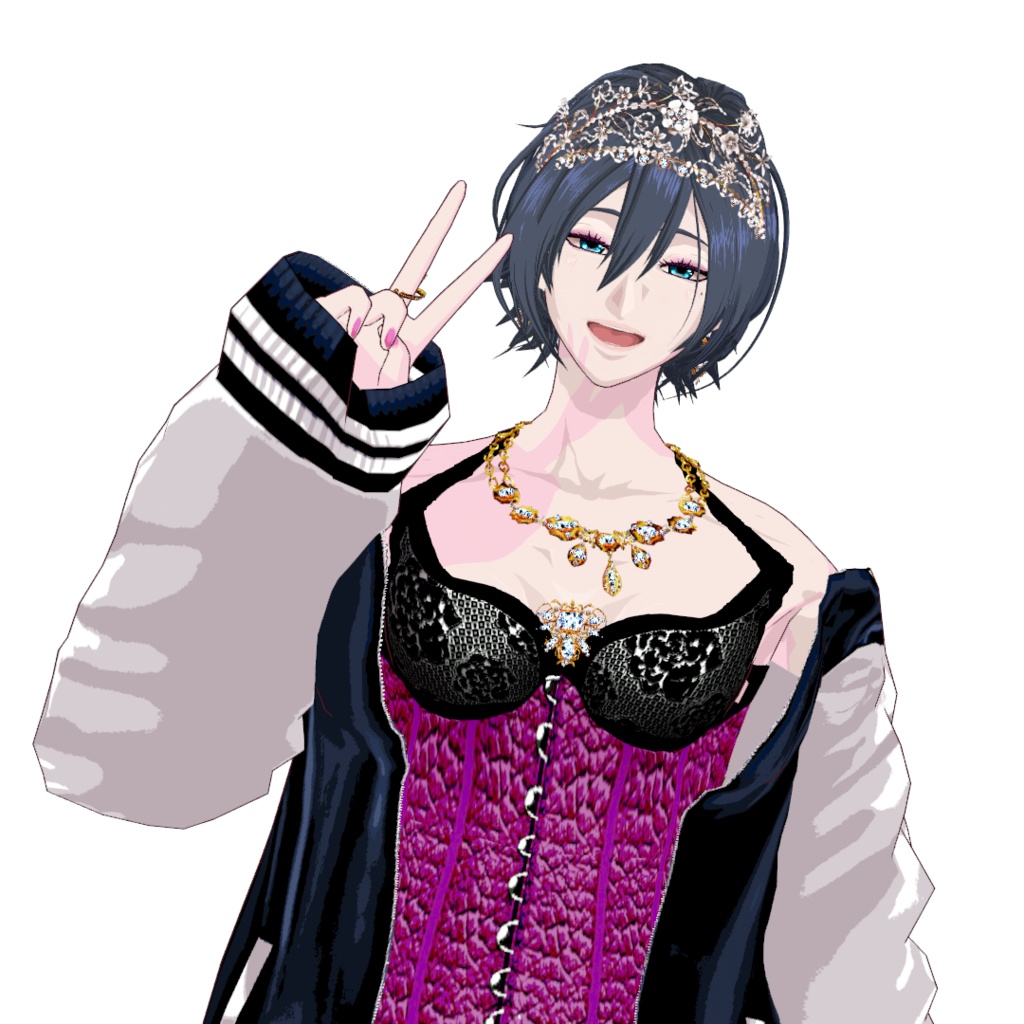 【無料】アンティークジュエリー【VRoid正式版】