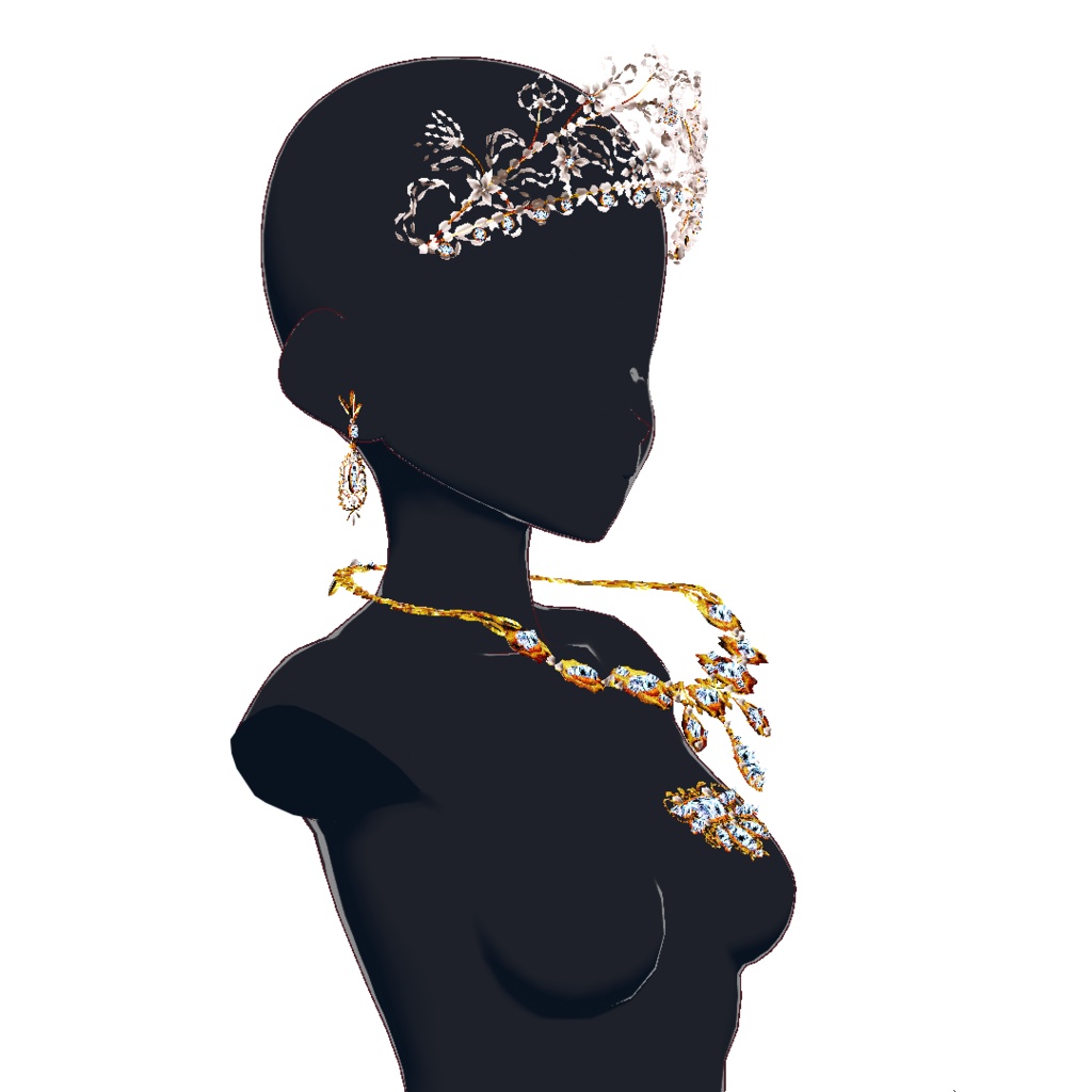 【無料】アンティークジュエリー【VRoid正式版】