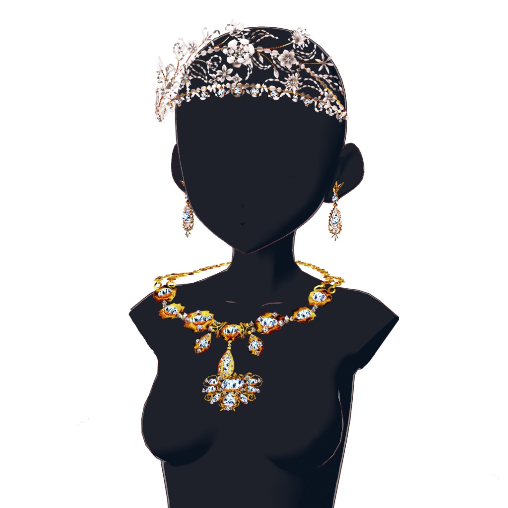 【無料】アンティークジュエリー【VRoid正式版】