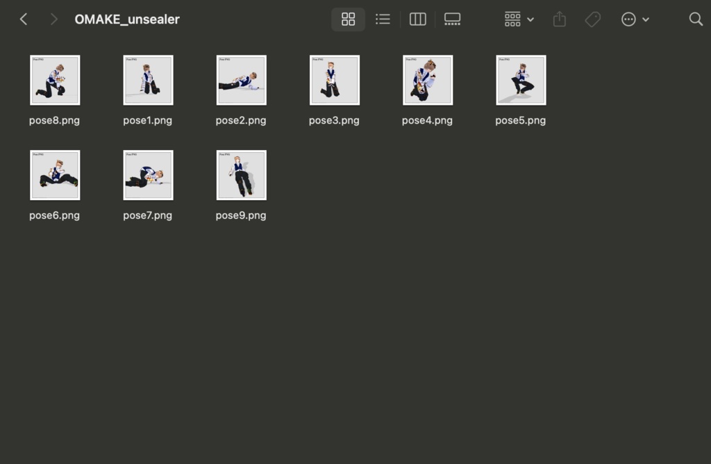 VRM向けセクシーポーズ集(プレゼントになりたい人向け)