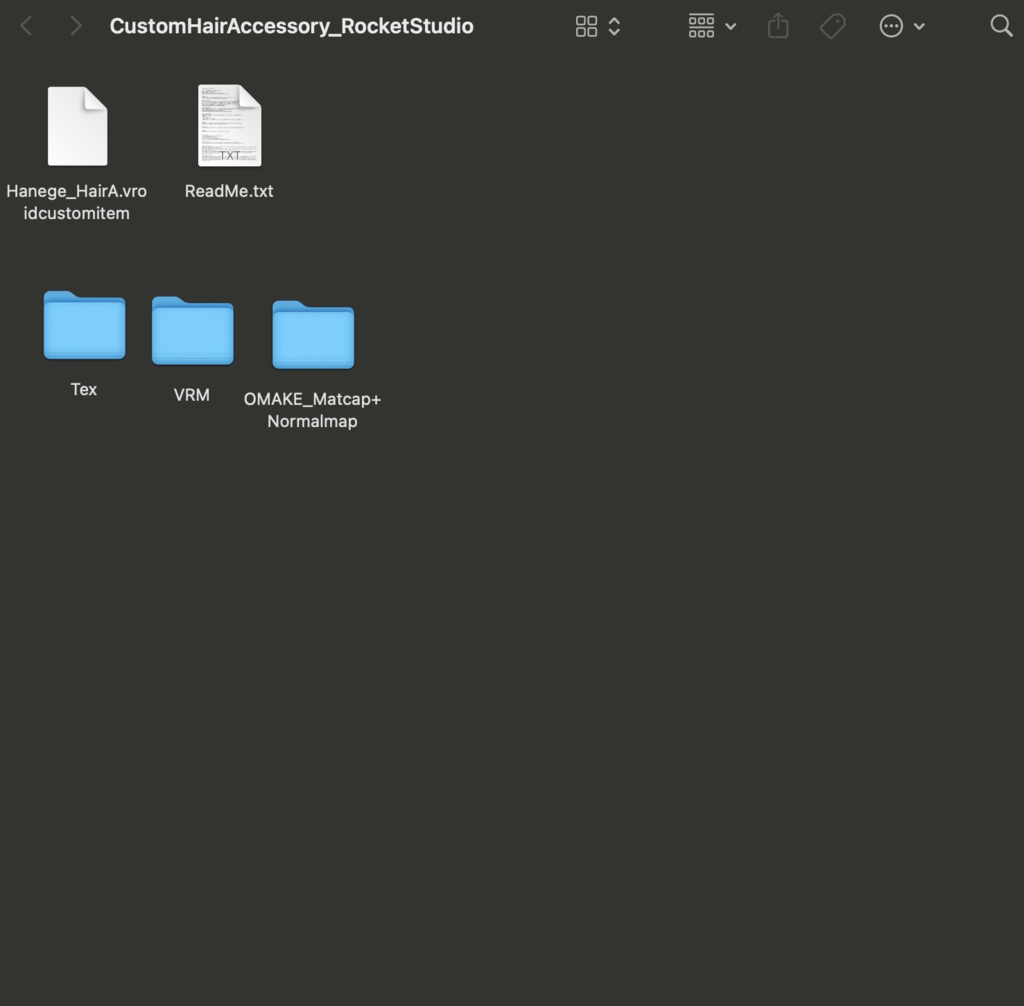 【VRoid】カスタムヘアアクセサリー