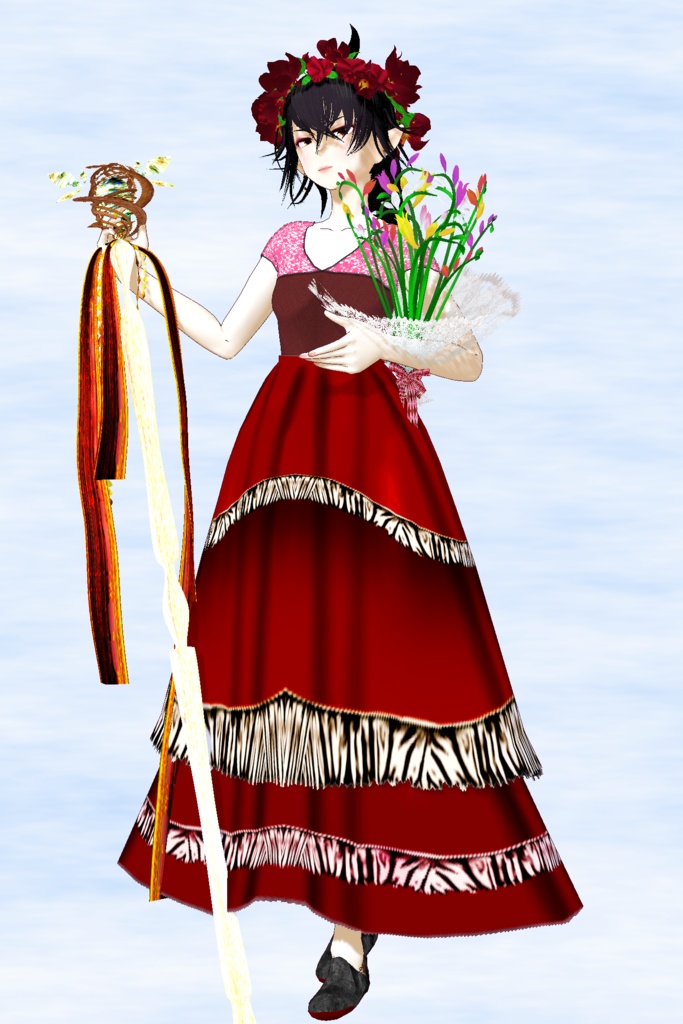 【無料】劇場お稽古着セット+α【VRoid・VRM・Xwear】