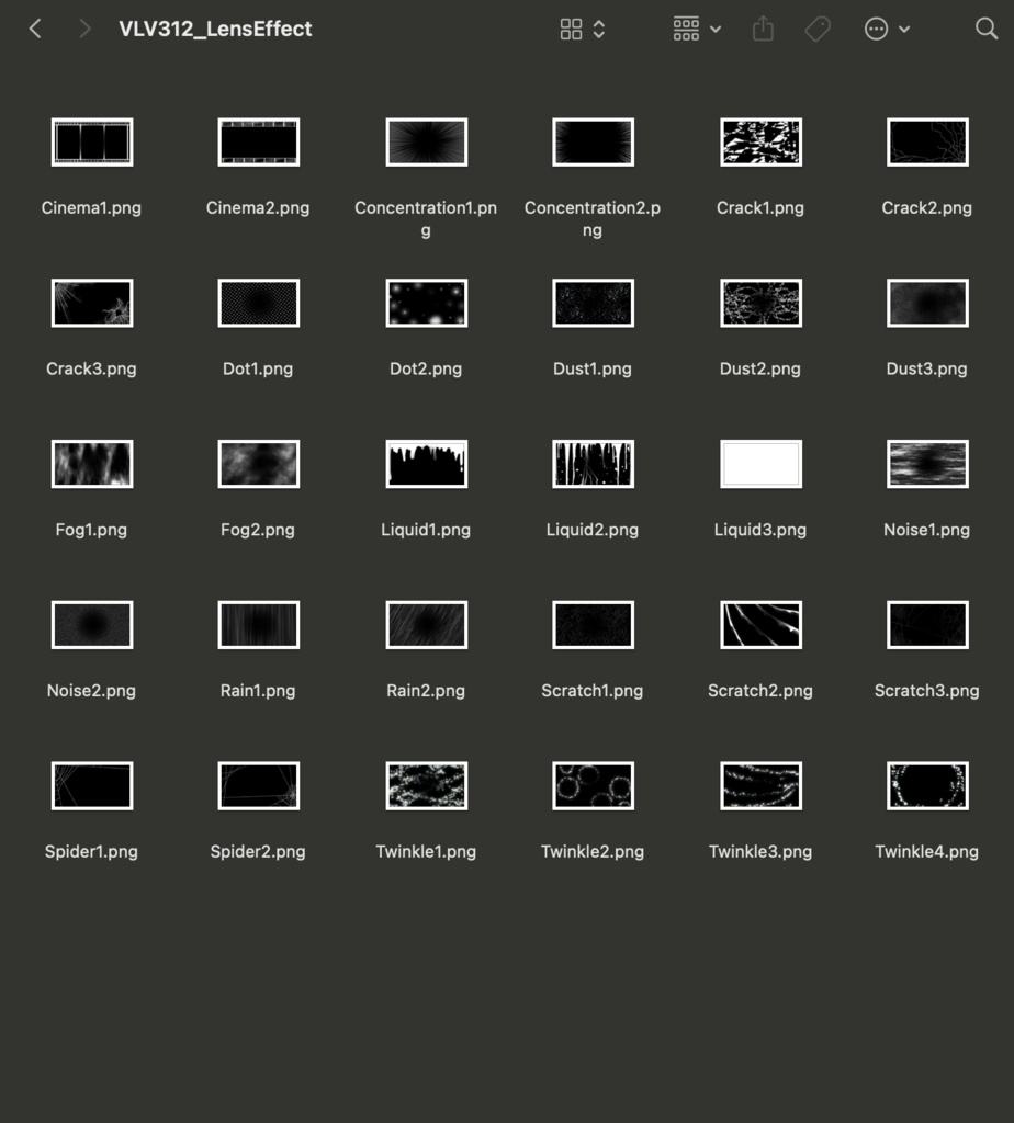 【VRM Live Viewer3.12以上用】レンズの汚れ・パーティクルセット【PNG形式】