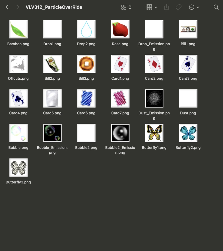 【VRM Live Viewer3.12以上用】レンズの汚れ・パーティクルセット【PNG形式】