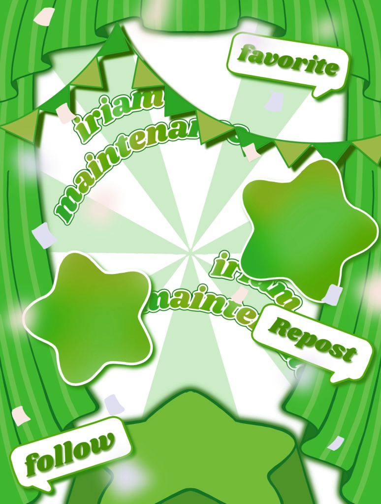 サーカス🎪風IRIAMメンテ素材