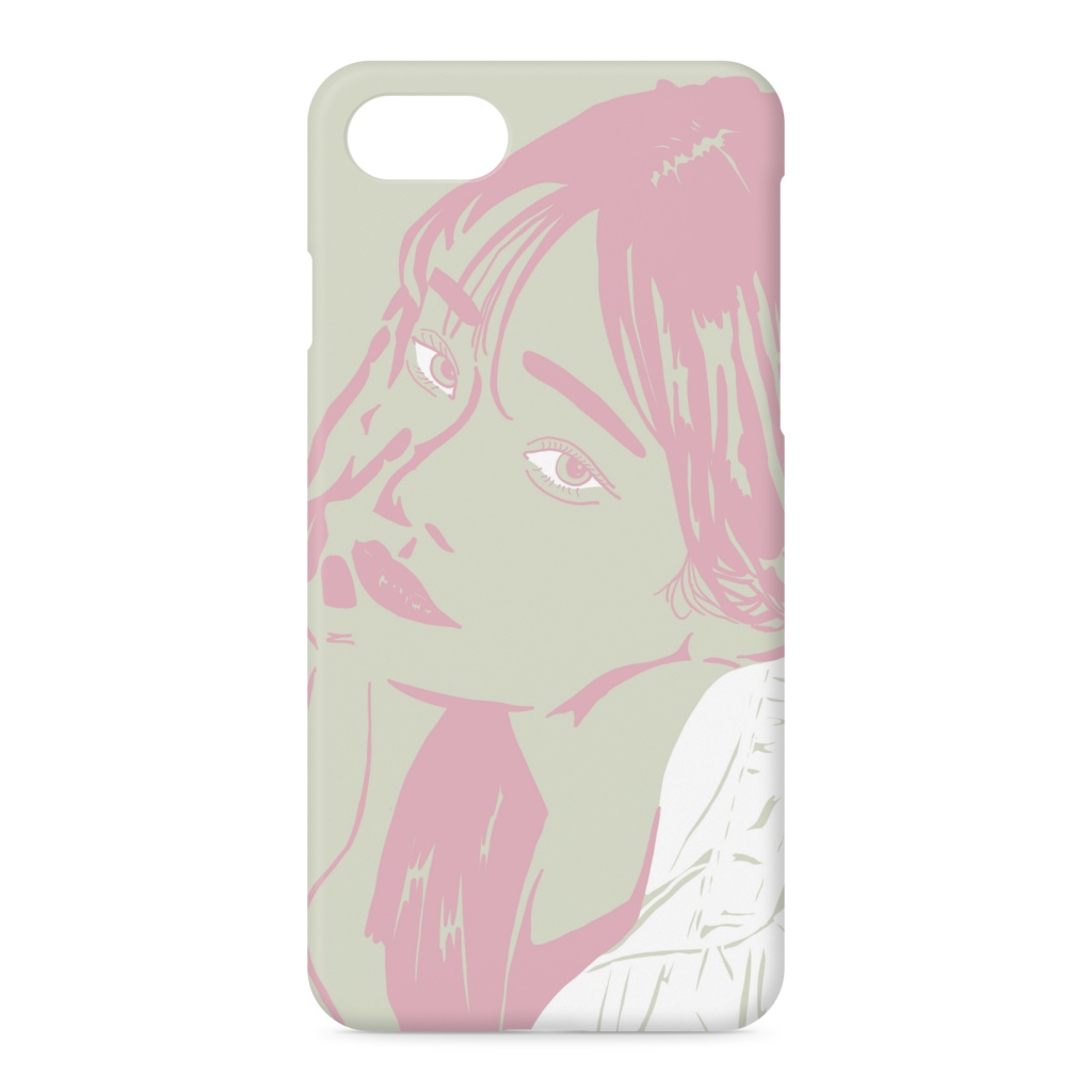 iPhoneケース girl2