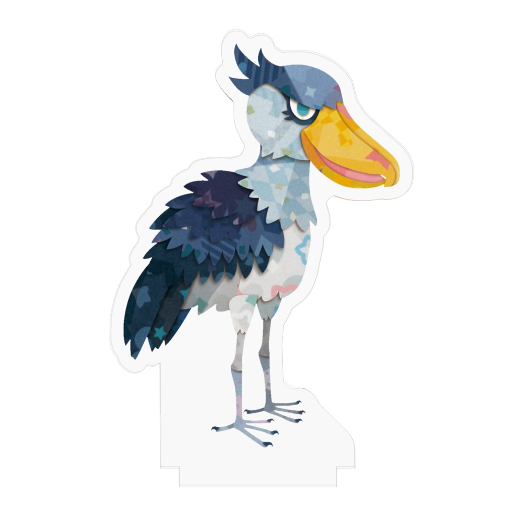 ハシビロコウ アクリルフィギュア1